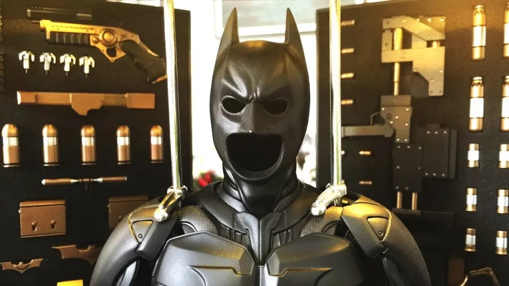 Com o espírito do Batman