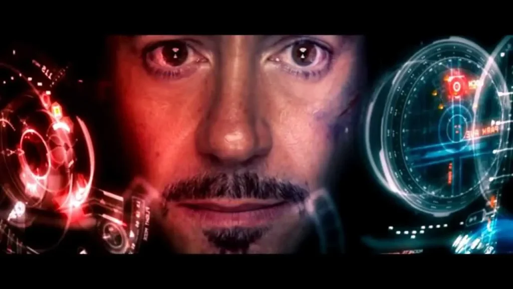O capacete de Tony Stark